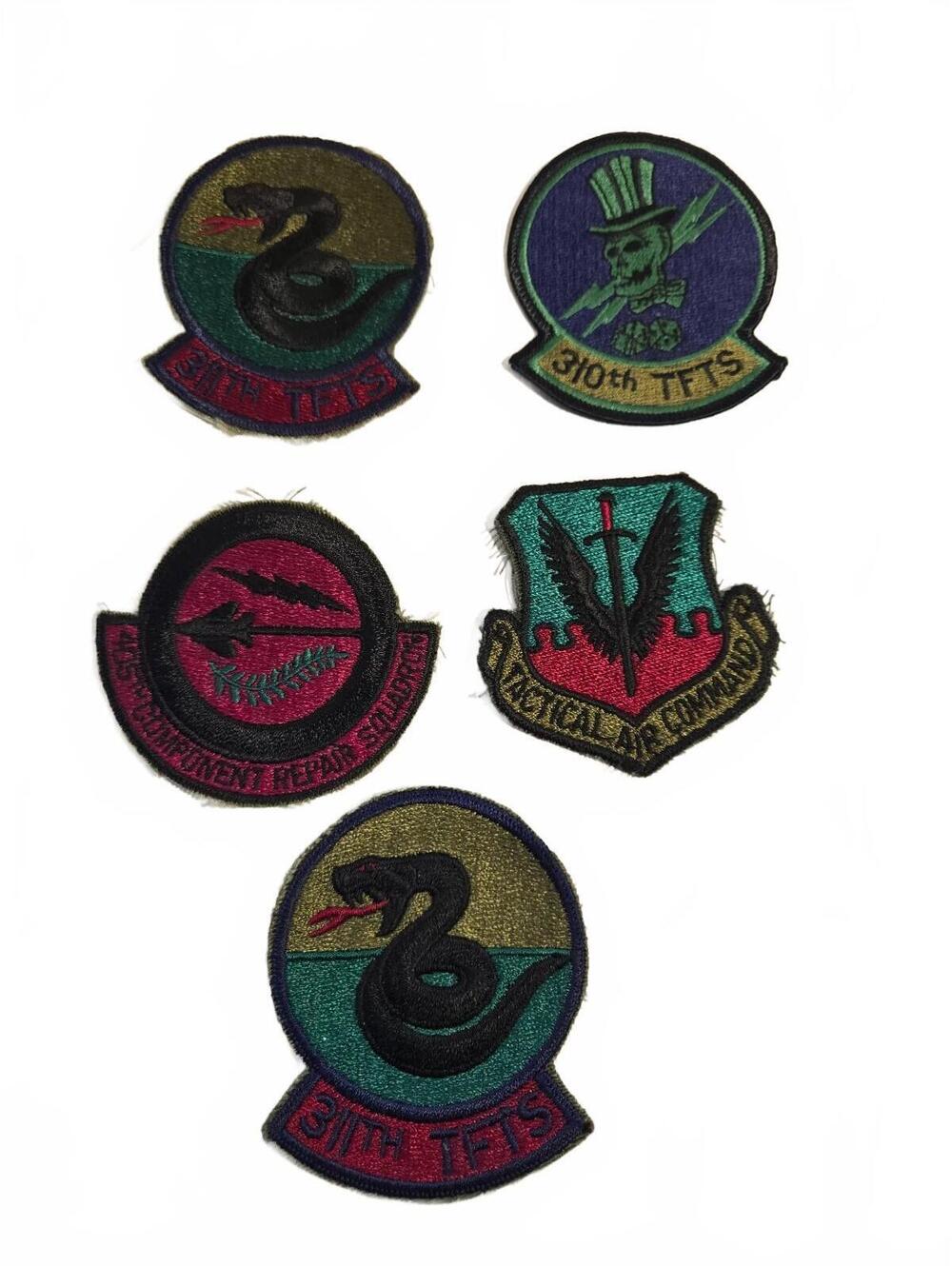 United States Air Force Military Patches / Lot of 5 / As Shown